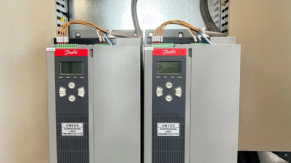 un dettaglio dell'ultimo quadro elettrico 